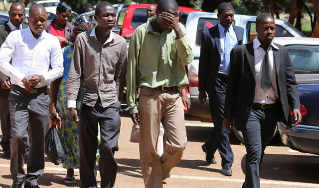 7 human traffickers appear in court