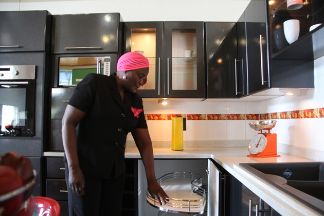 Kitchen is her boardroom