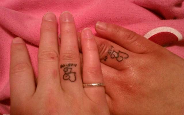 Engagement tattoos are common in Western culture