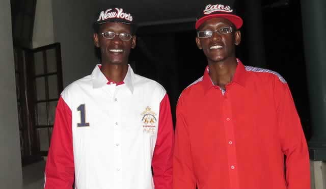 The Twins . . . Tawonga and Tapiwa Muza
