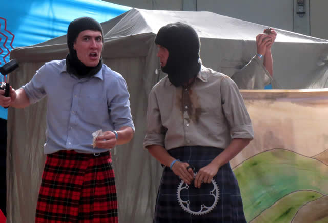 The Handlebards perfoming at HIFA