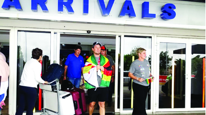 Hero’s welcome for Thixton