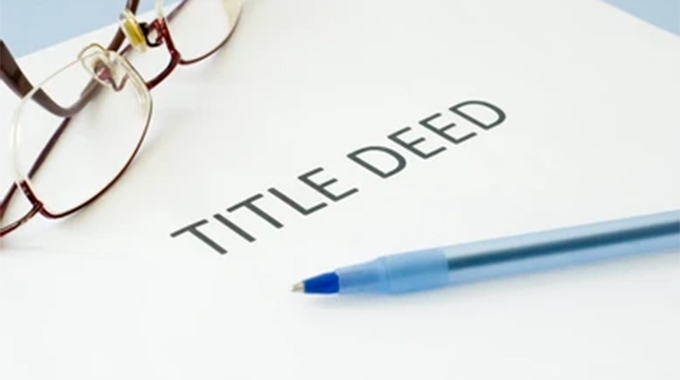 EDITORIAL COMMENT : Giving title deeds an empowerment move