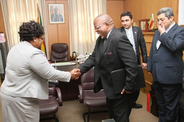 Iran seeks hi-tech ties with Zim