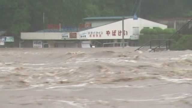 Torrential rain in Japan leaves one dead, five missing