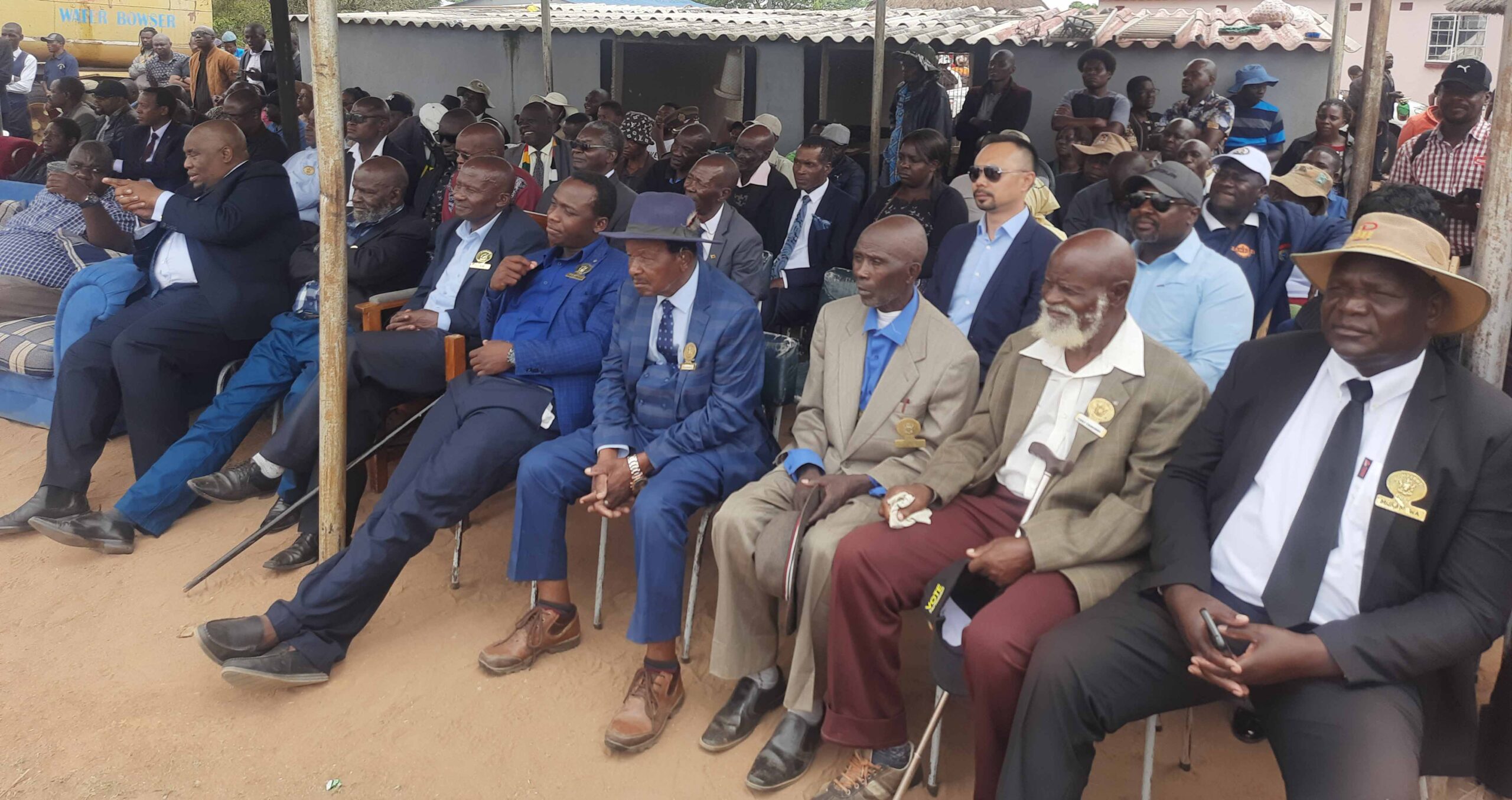 Traditional chiefs at Chief Makumbe's funeral