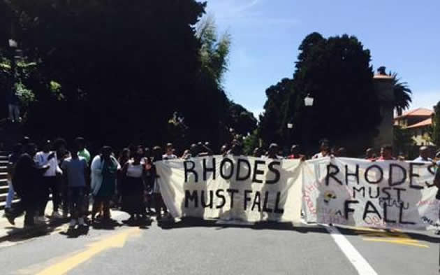 UCT students want Rhodes statue removed