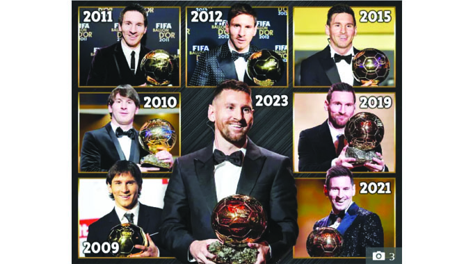 Messi wins record eighth Ballon d’Or