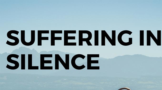 Do not suffer in silence