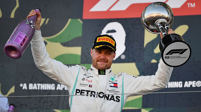 Valtteri Bottas wins Japan GP