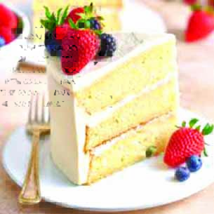 Vanilla cake to carry you through winter
