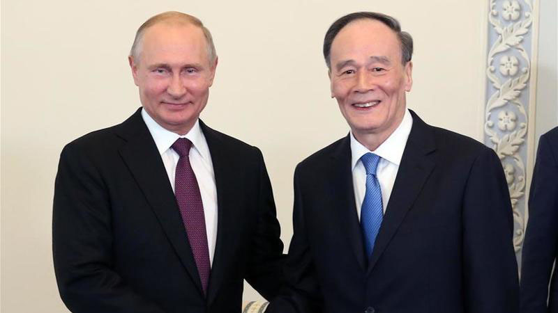 China pushes for closer ties with Russia