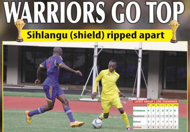 WARRIORS GO TOP