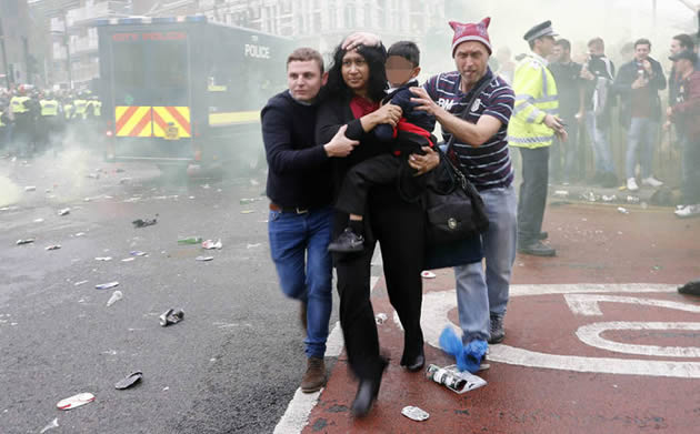 Life bans for rowdy Hammers’ fans