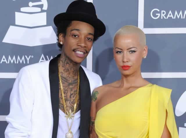 Wiz Khalifa and Amber Rose following their hearts
