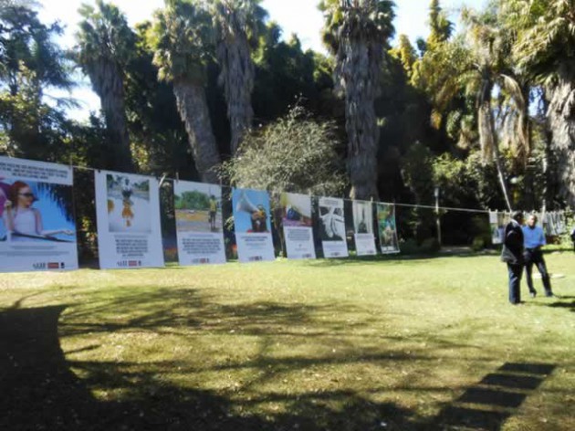 The photography exhibition in Harare Gardens