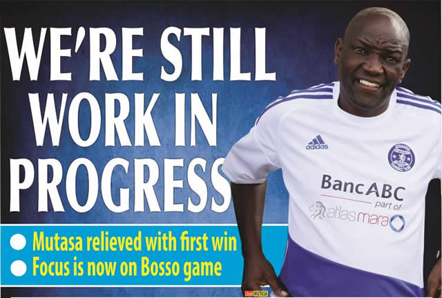 We’re still work in progress – Mutasa