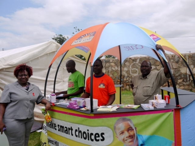 PSI stand at the WAD commemoration last year