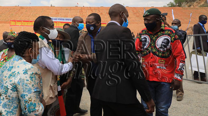 JUST IN: President Mnangagwa in Buhera West