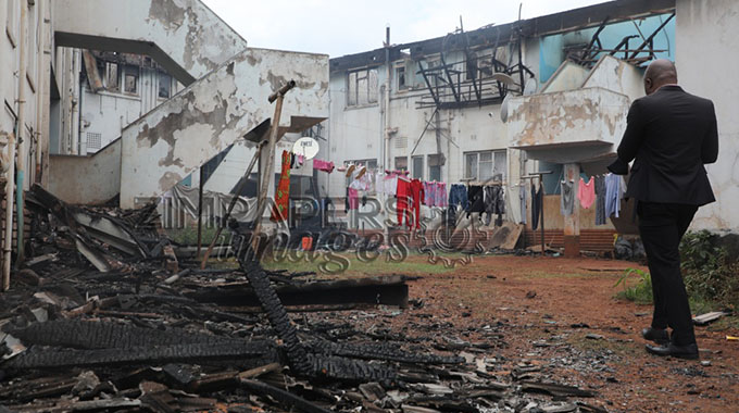 JUST IN: Property destroyed in flat inferno