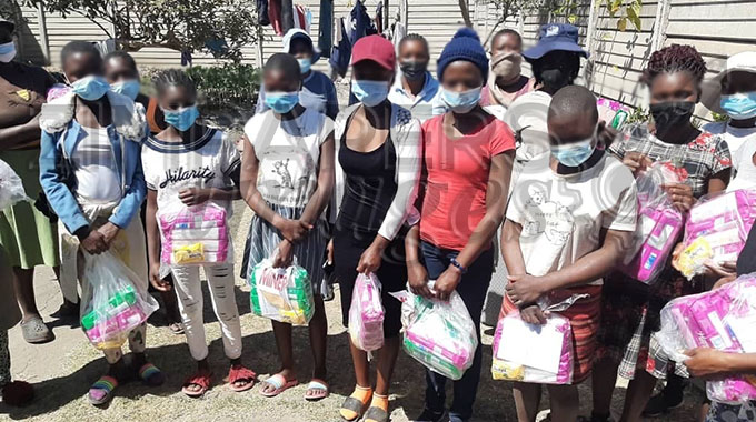 Corporates donate sanitary pads to young girls and women