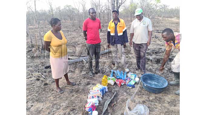 Relief for veld fire, hailstorm victims