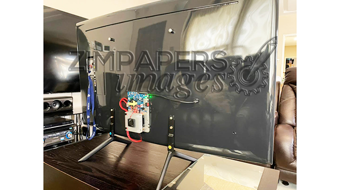 Zim innovator develops a cordless powered TV set