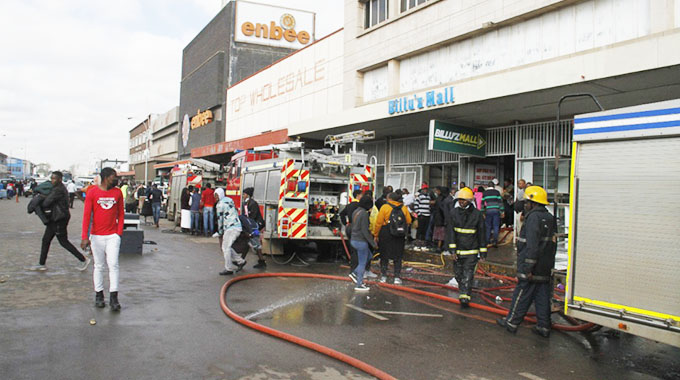 Mall fire exposes Harare Fire Brigade inadequacy