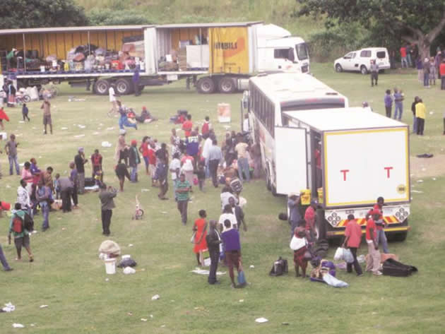 400 repatriated from S. Africa