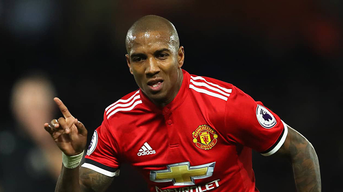 Ashley Young rallies Man U