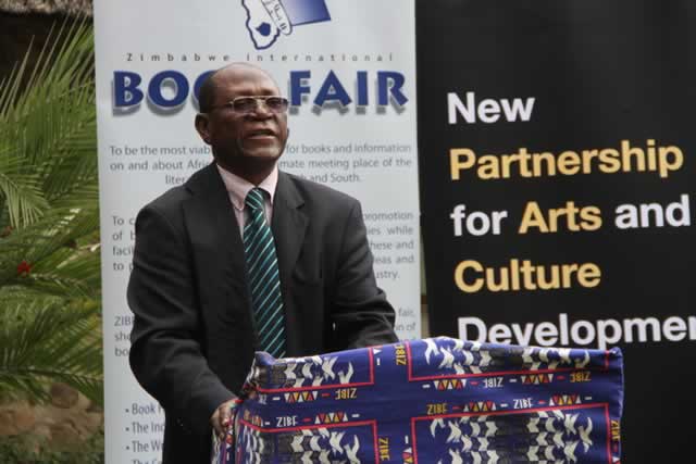 File Photo: ZIBF Chairperson Musaemura Zimunya