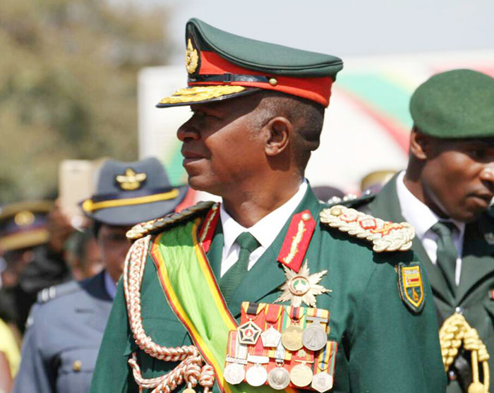 Zimbabwe National Army Commander Lieutenant-General Philip Valerio Sibanda
