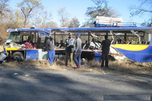 Nine perish in bus accident