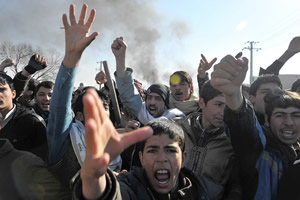 Get out, Afghans tell US