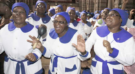 Anglicans hold first mass in five years
