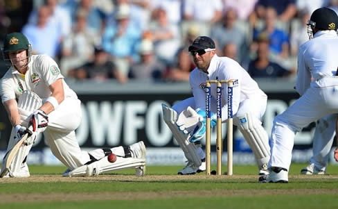 Clarke leads from the front