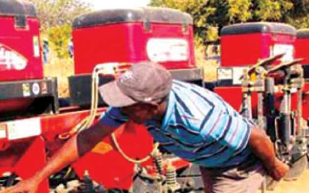 Some of the equipment which was provided by First Lady Amai Mugabe to assist Bulawayo Kraal Irrigation Scheme