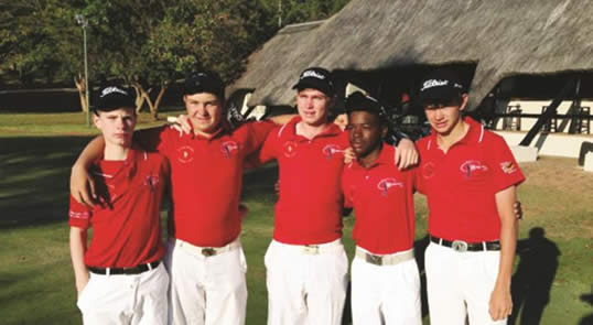 Zim junior golf team named