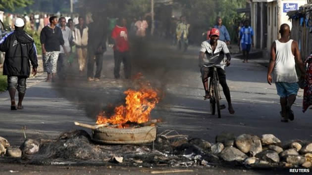 Bujumbura has seen widespread protests since the president said he would stand for a third term