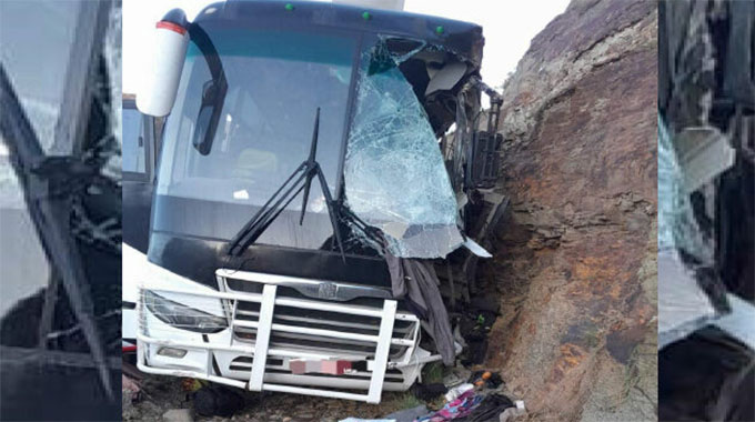 Scores of Malawians were seriously injured when a Nyali Luxury coaches bus they were travelling in side swiped with a Mazda 323 some 20 kilometres outside Musina town in the early hours of today.