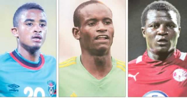(From left) Gerald Phiri, Ronald Pfumbidzai and Oscar Machapa