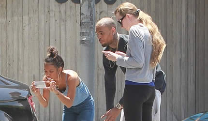 Chris, Karrueche together again?