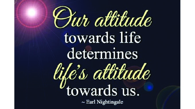 Change your life, change your attitude – Part II