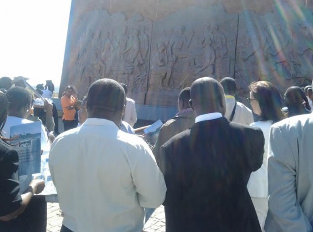 delegates at national shrine