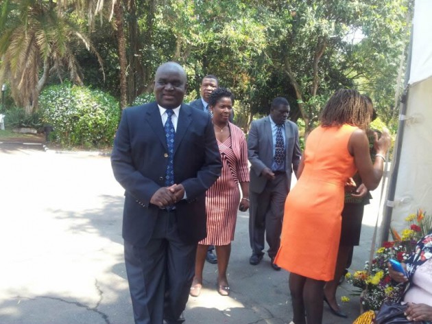 Minister of State for Mashonaland Central Martin Dinha arrives.