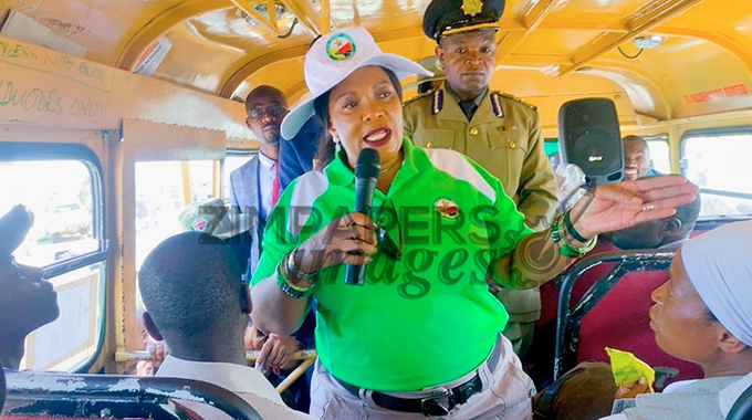 JUST IN: First Lady embarks on festive season road safety campaign
