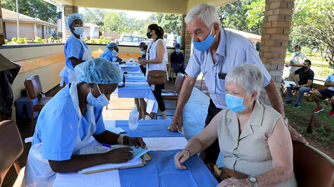 Get vaccinated, elderly couple urges Zimbabweans