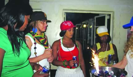 Energy drinks keep parties on