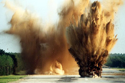 Concern over explosives use in theft