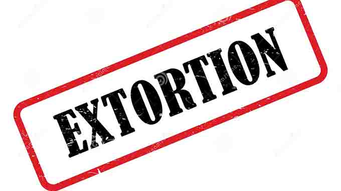 Five police officers up for extortion